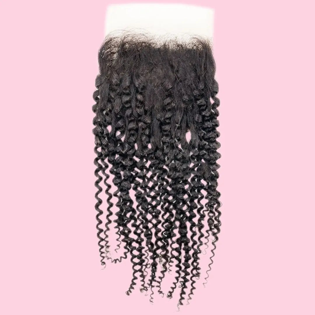 Brazilian Kinky Curly 4x4 Closure - HBL Hair Extensions