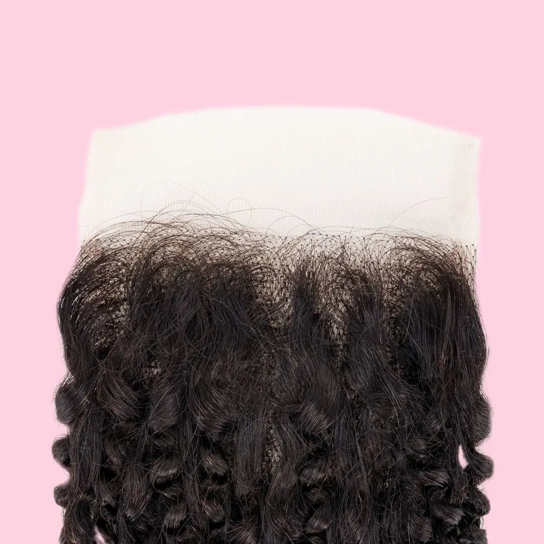 Brazilian Kinky Curly 4x4 Closure - HBL Hair Extensions