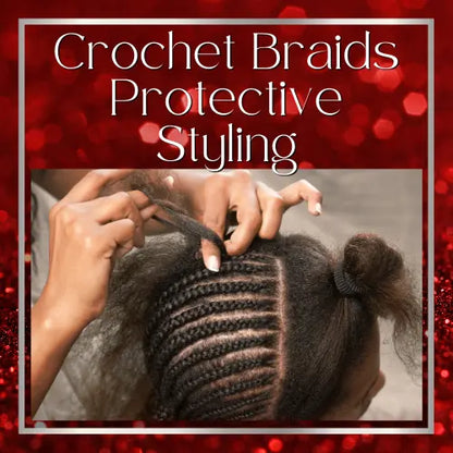 Crochet Braids: Protective Styling with Custom Parting Options HBL Hair Extensions Hair Service, Crochet Braids