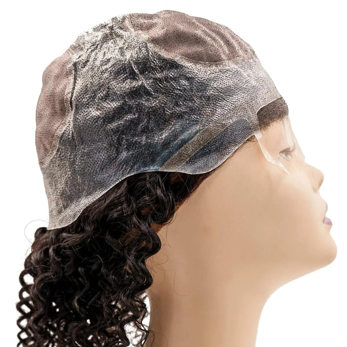 Curly Silicone Skin Medical Wig - HBL Hair Extensions