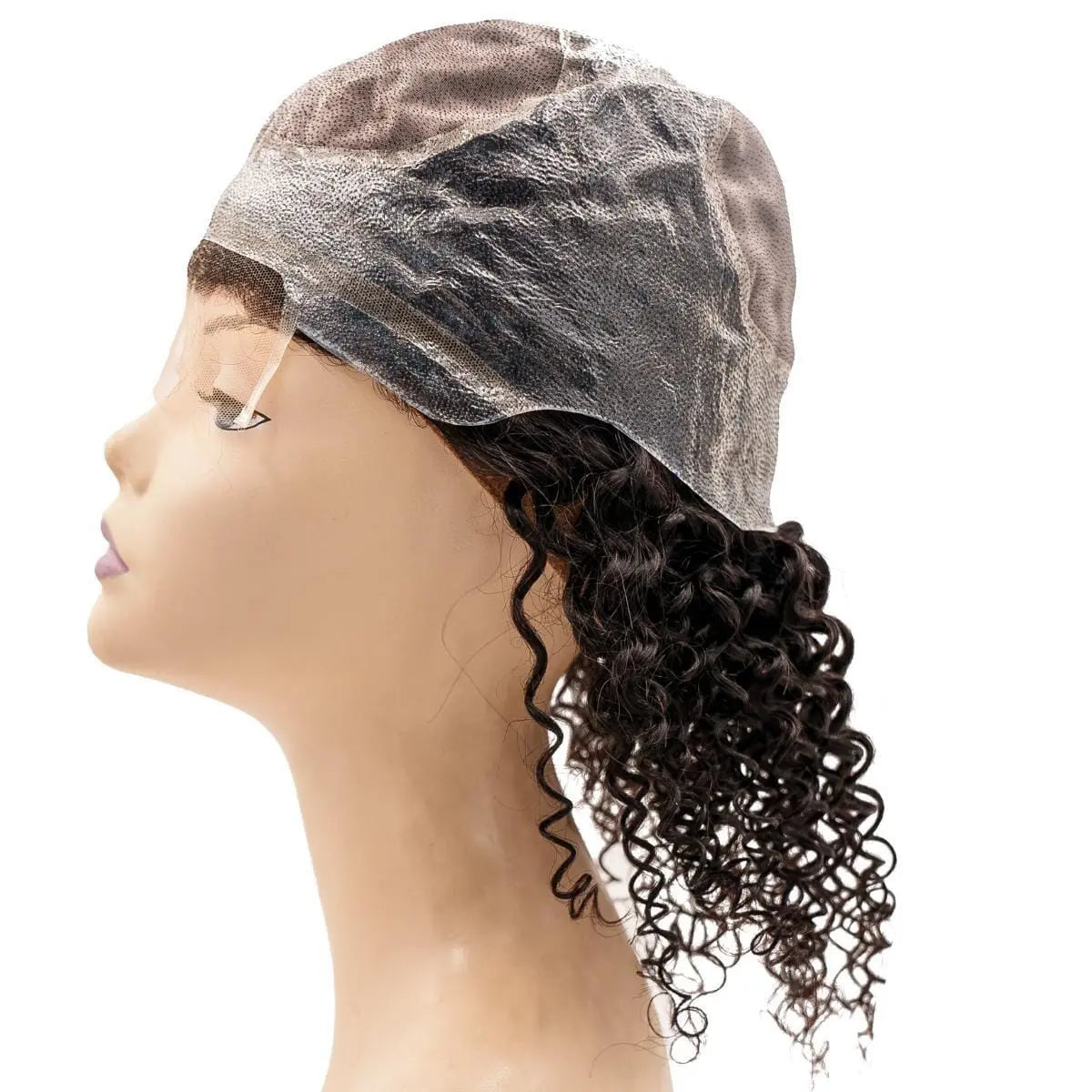 Curly Silicone Skin Medical Wig - HBL Hair Extensions