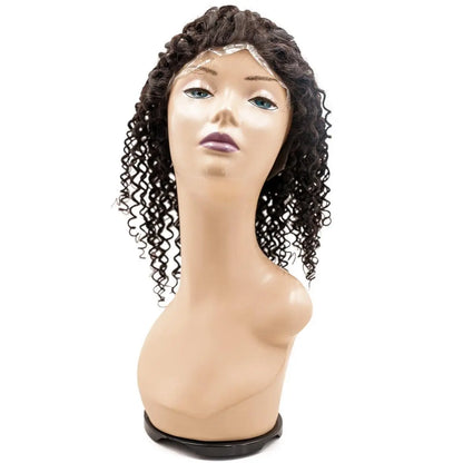 Curly Skin Polyurethane Medical Wig - HBL Hair Extensions