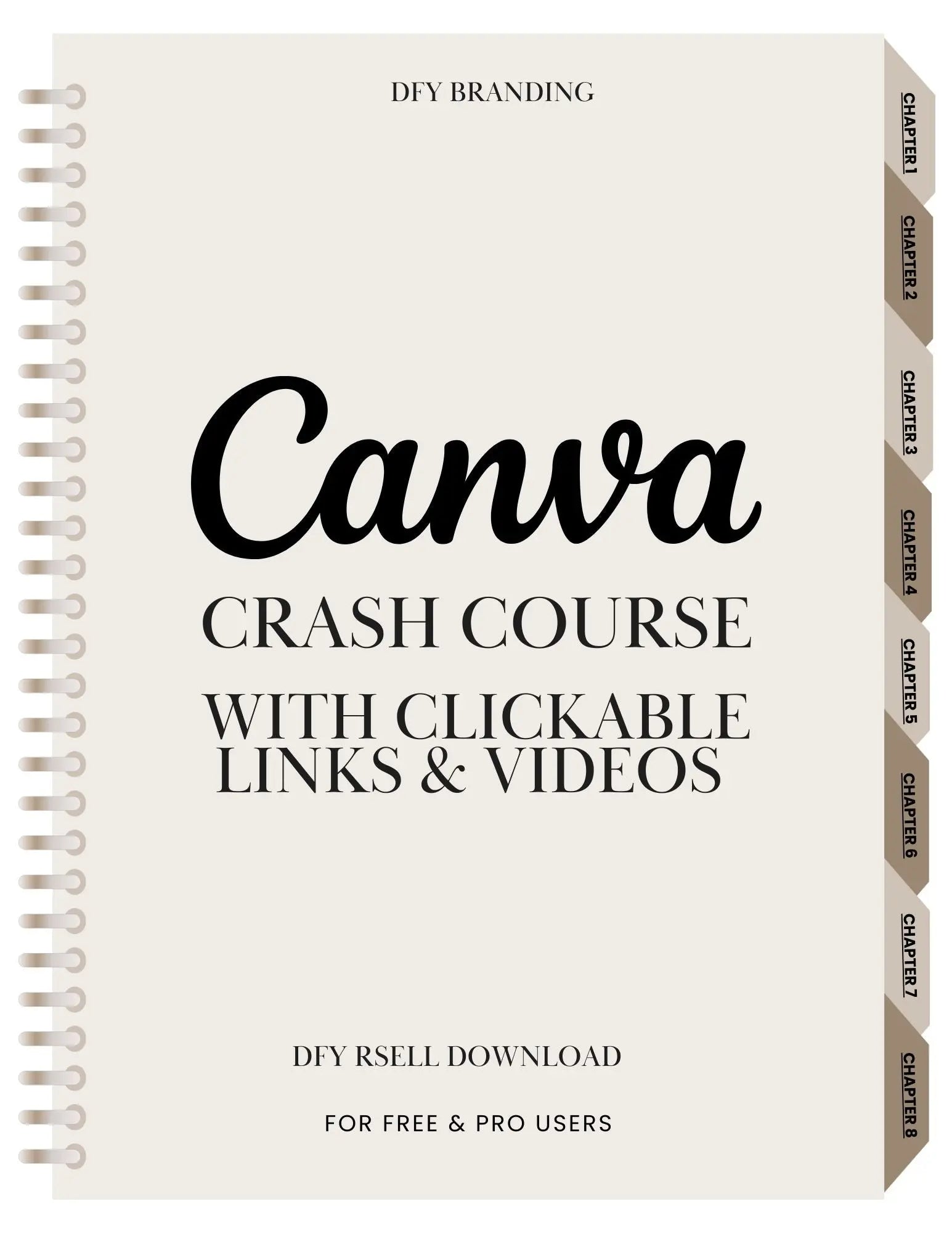 DFY Canva Guide with links HBL Hair Extensions Digital Download