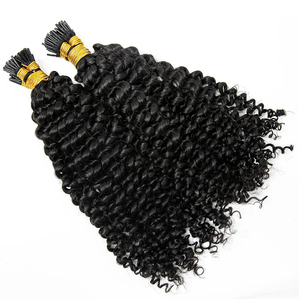 Deep Curly I Tip HBL Hair Extensions