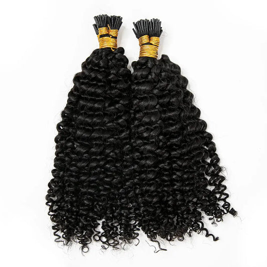 Deep Curly I Tip HBL Hair Extensions