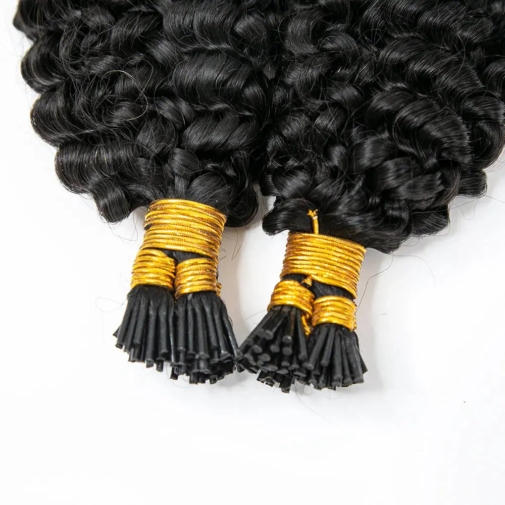 Deep Curly I Tip HBL Hair Extensions