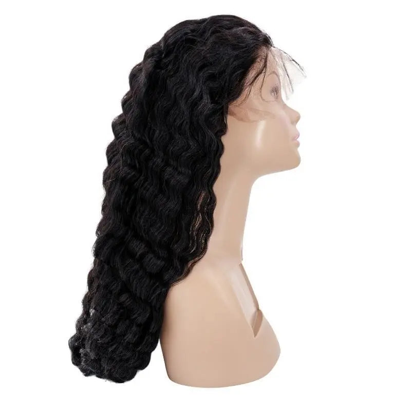 Deep Wave 13x4 Transparent Lace Front Wig - HBL Hair Extensions