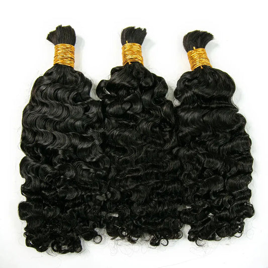 Deep Wave Bulk Hair HBL Hair Extensions Bulk Hiar
