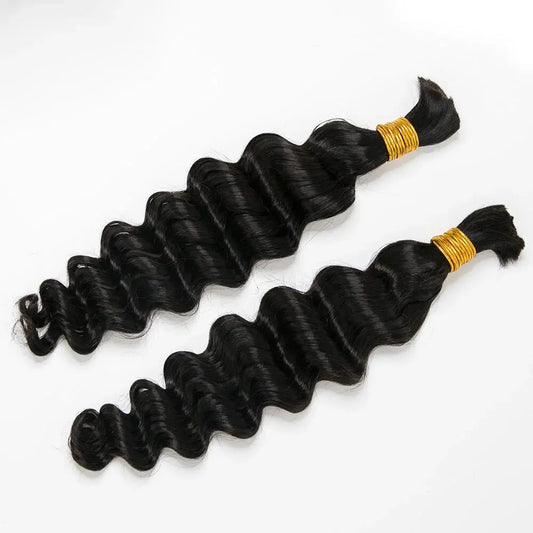 Deep Wave Bulk Human Hair HBL Hair Extensions Bulk Hiar