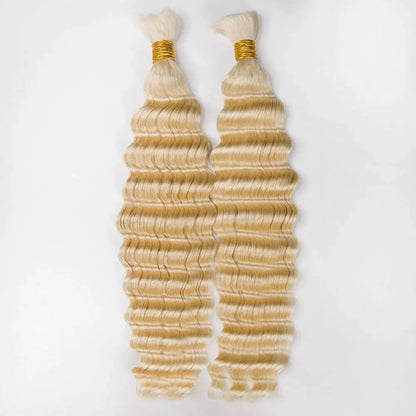 Double Drawn 613 Deep Wave Bulk Hair HBL Hair Extensions Bulk Hiar