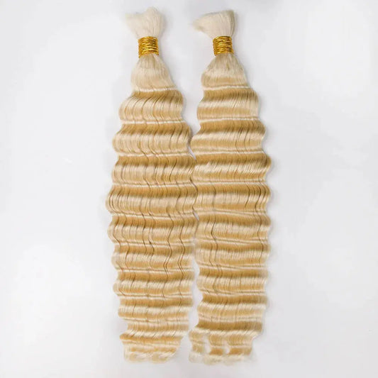 Double Drawn 613 Deep Wave Bulk Hair HBL Hair Extensions Bulk Hiar