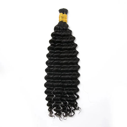 Double Drawn Spanish Curl Bulk Hair HBL Hair Extensions Bulk Hiar