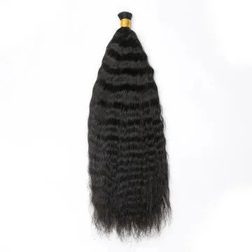 Double Drawn Wet & Wavy Bulk Hair HBL Hair Extensions Bulk Hiar