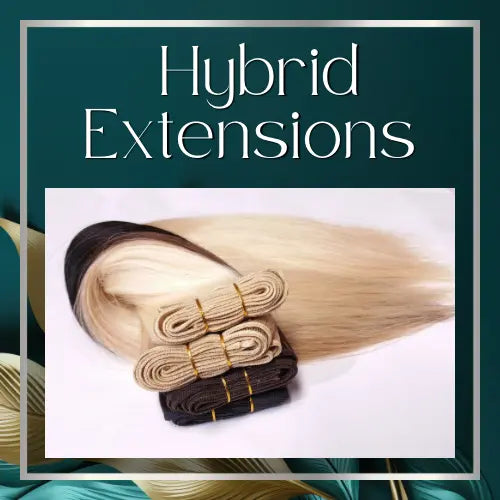 Hybrid Extension Installation HBL Hair Extensions Hair Service, Hair Extensions, Hybrid Extensions
