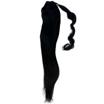 Jet Black Ponytail - HBL Hair Extensions