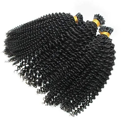 Kinky Curly ITip HBL Hair Extensions