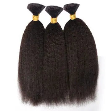 Kinky Straight Bulk Hair - HBL Hair Extensions