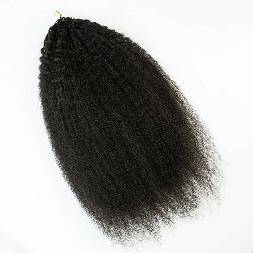 Kinky Straight Crochet Human Hair HBL Hair Extensions Crochet