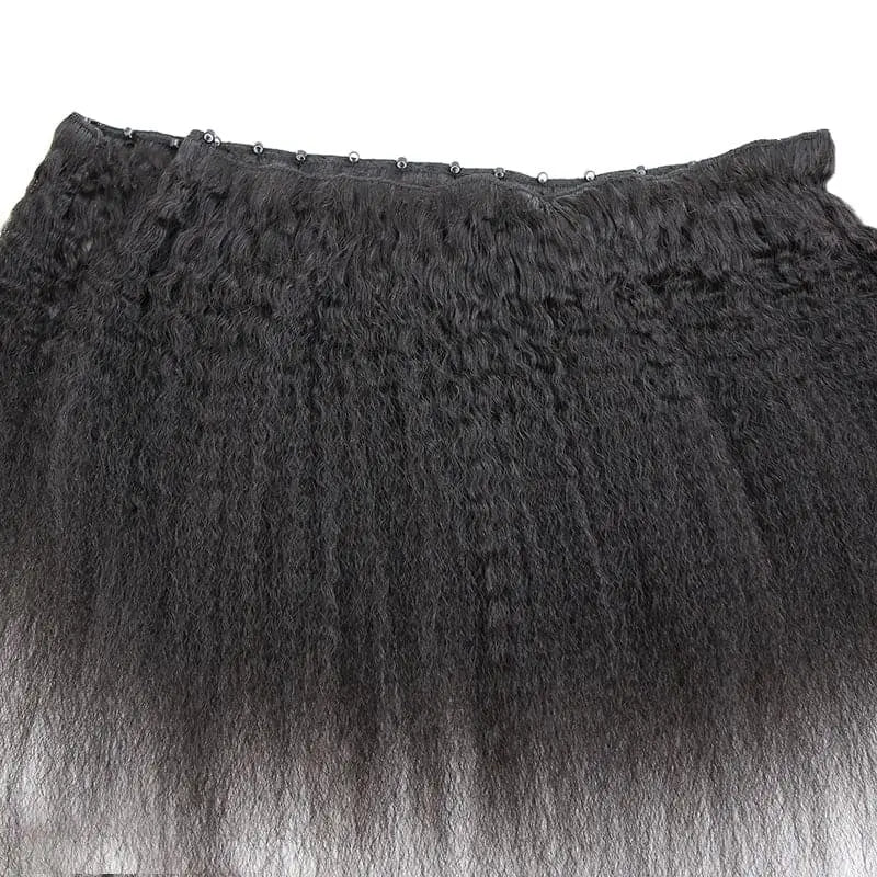 Kinky Straight Micro Weft Hair Extensions - HBL Hair Extensions
