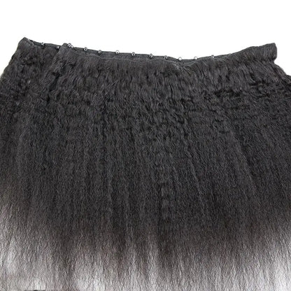 Kinky Straight Micro Weft Hair Extensions - HBL Hair Extensions