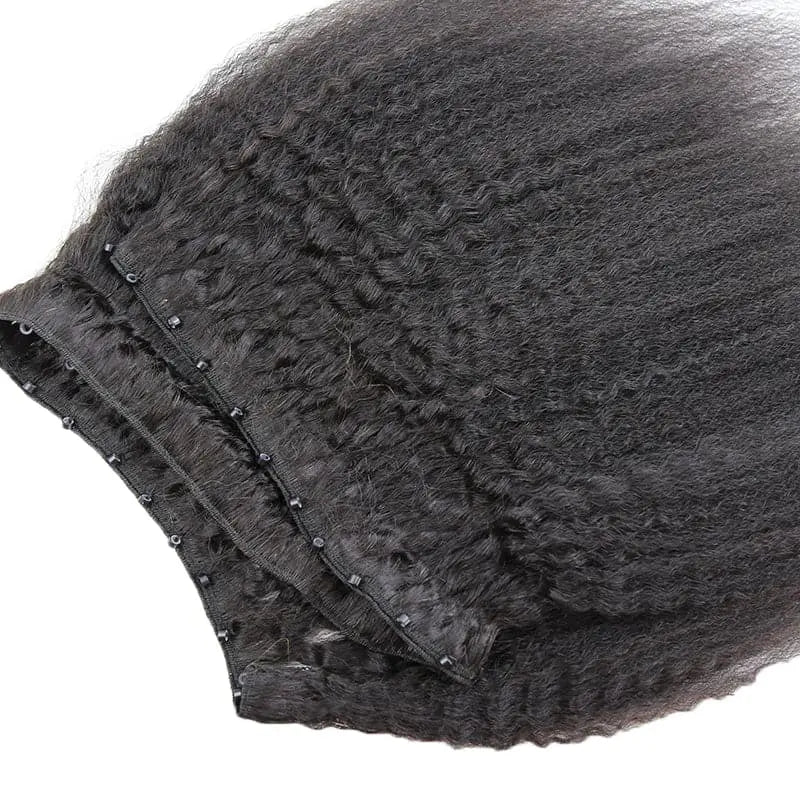 Kinky Straight Micro Weft Hair Extensions - HBL Hair Extensions