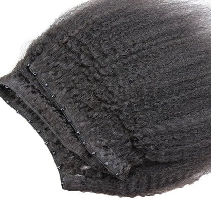 Kinky Straight Micro Weft Hair Extensions - HBL Hair Extensions