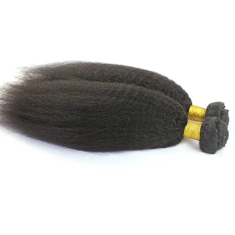 Kinky Straight Micro Weft Hair Extensions - HBL Hair Extensions