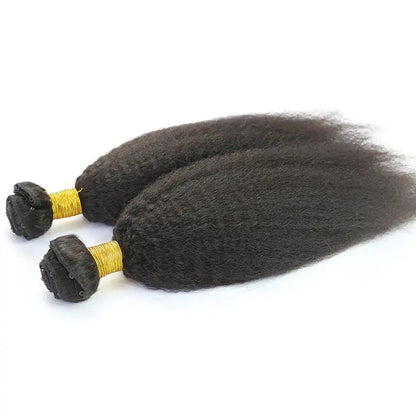 Kinky Straight Micro Weft Hair Extensions - HBL Hair Extensions