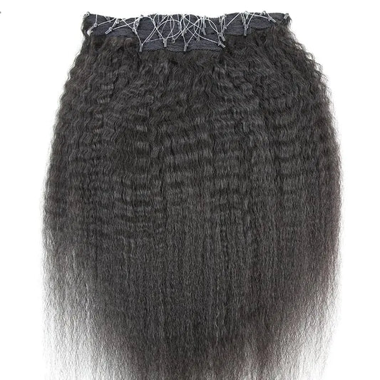 Kinky straight Micro Loop HBL Hair Extensions Microloop