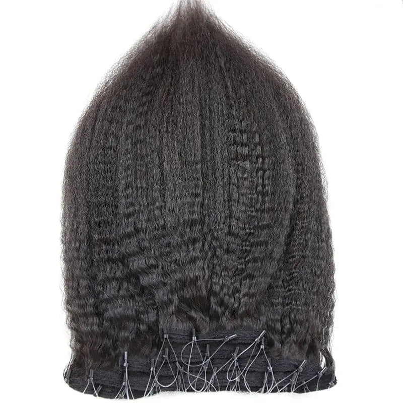 Kinky straight Micro Loop HBL Hair Extensions Microloop
