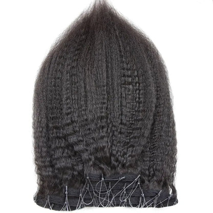 Kinky straight Micro Loop HBL Hair Extensions Microloop
