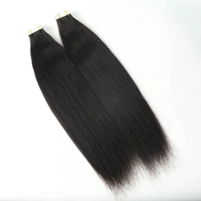 Light Yaki Tape In HBL Hair Extensions Tape Extensions