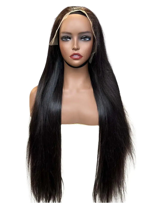Lux Goddess Burmese Straight HD Lace Frontal Wig HBL Hair Extensions Wig