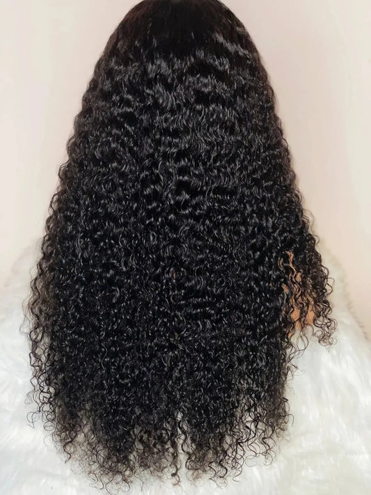 Lux Goddess Burmese Curly HD Lace Frontal Wig HBL Hair Extensions Wig