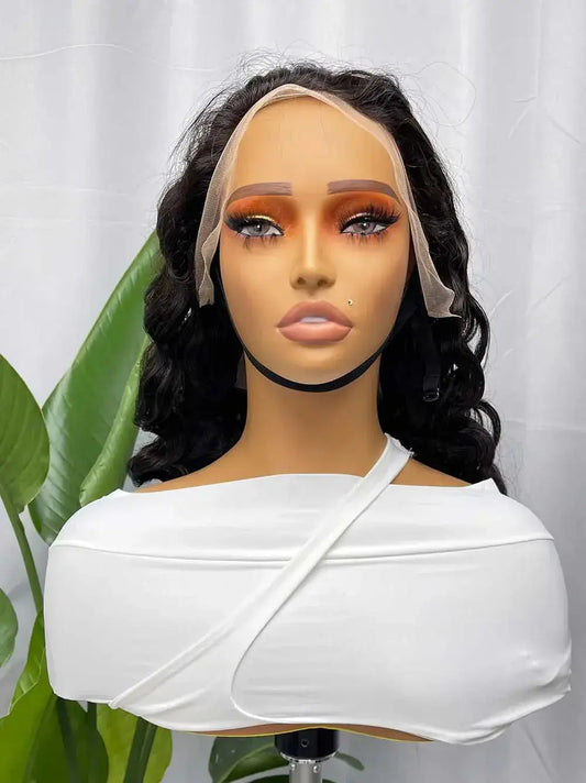 Lux Goddess Loose Deep Wave HD Lace Frontal Wig HBL Hair Extensions Wig