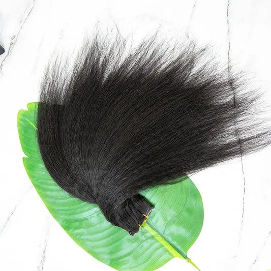 Lux Thin Genius Weft Kinky Straight HBL Hair Extensions