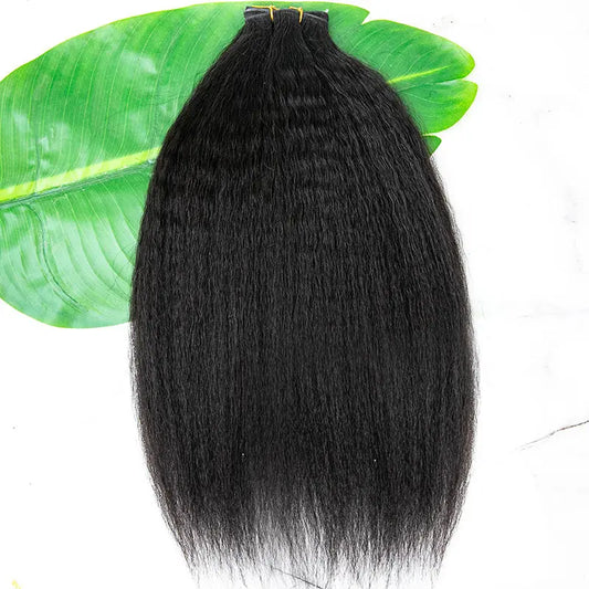 Lux Thin Genius Weft Kinky Straight HBL Hair Extensions
