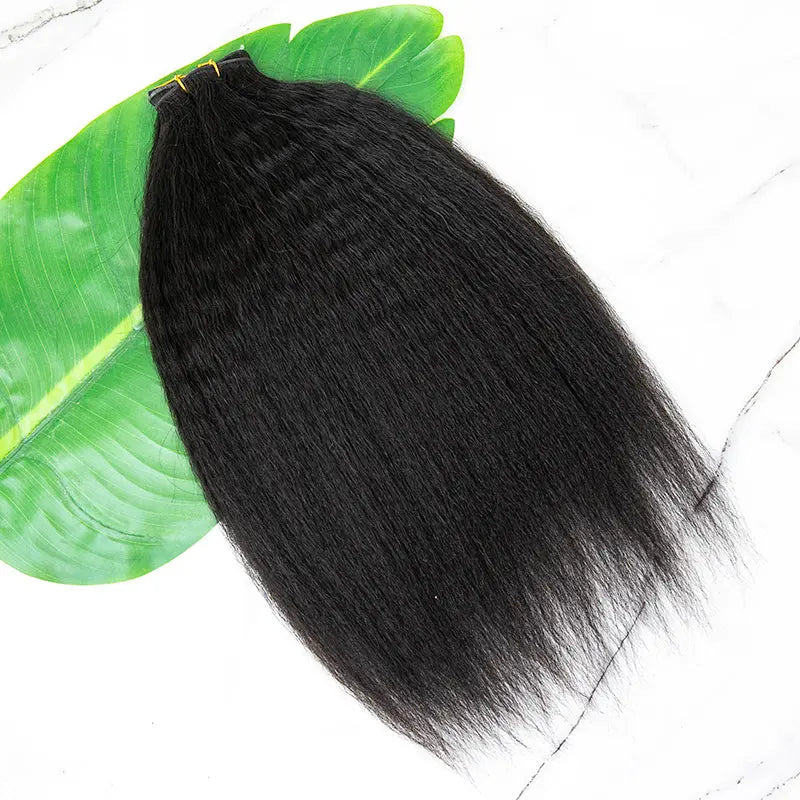 Lux Thin Genius Weft Kinky Straight HBL Hair Extensions