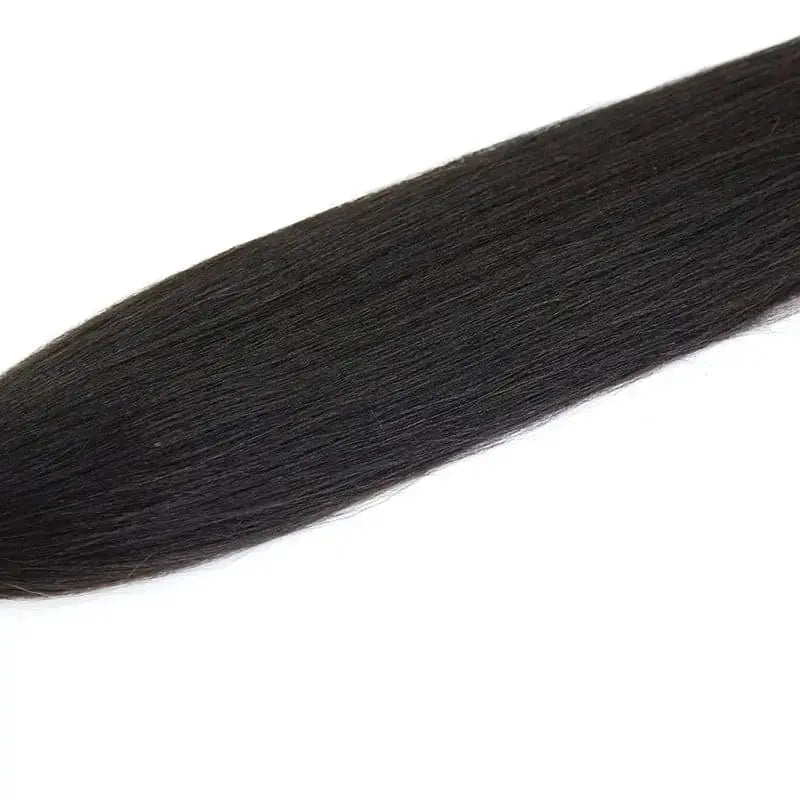 Micro Loop HAIR EXTENSION Light Yaki Straight Human Hair HBL Hair Extensions Microloop
