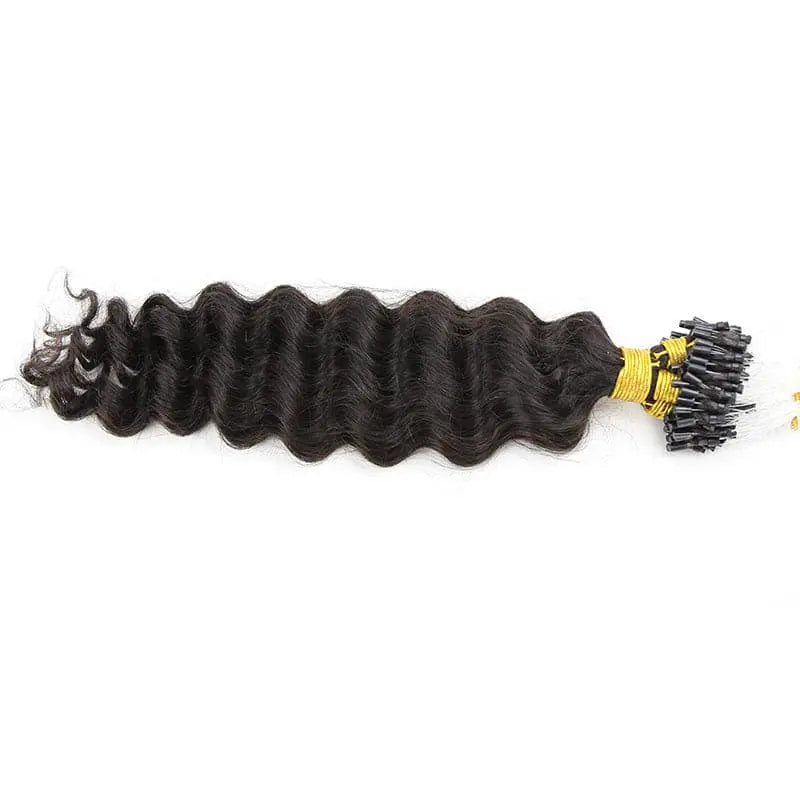 Micro Loop HAIR EXTENSION Deep Wave Human Hair HBL Hair Extensions Microloop
