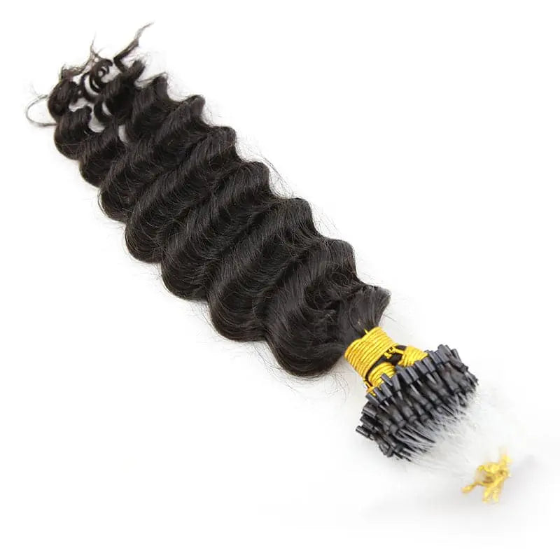 Micro Loop HAIR EXTENSION Deep Wave Human Hair HBL Hair Extensions Microloop