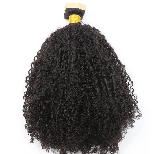 Multi Texture Kinky Curly Tape in HBL Hair Extensions