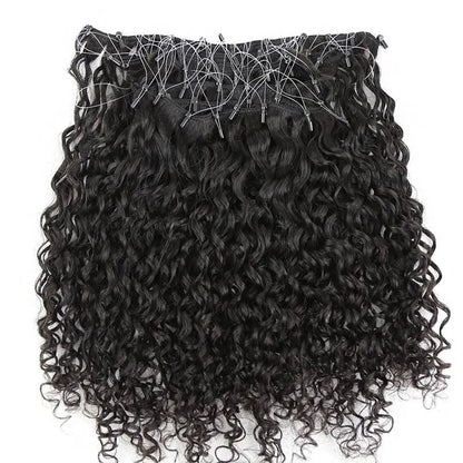 Pre-looped Water Wave HBL Hair Extensions Microloop