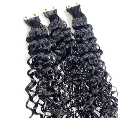 Raw Curly Tape In Extensions - HBL Hair Extensions