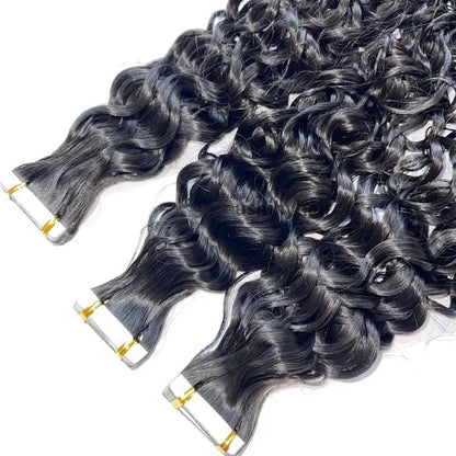 Raw Curly Tape In Extensions - HBL Hair Extensions