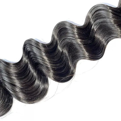 Raw Deep Wave Tape In Extensions - HBL Hair Extensions