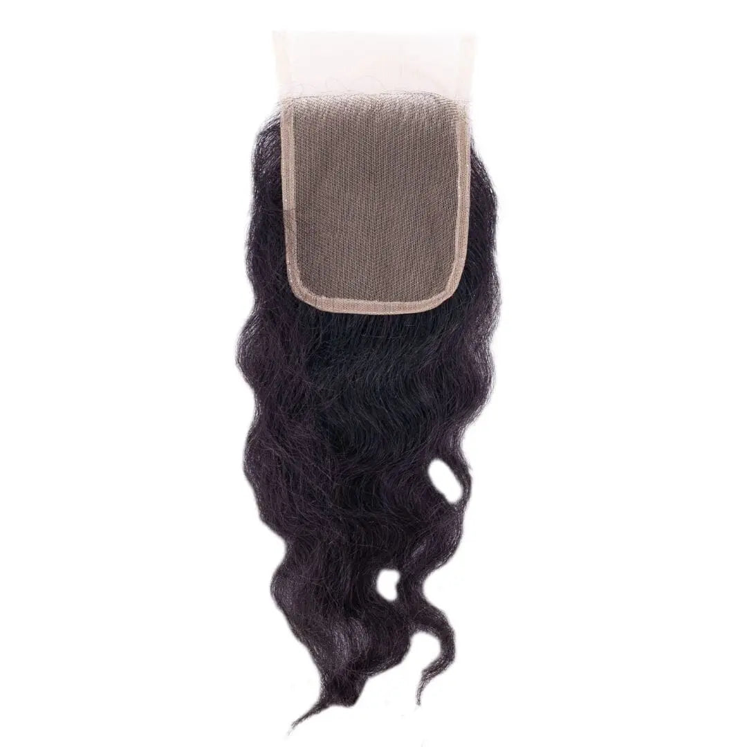 Raw Indian Curly Closure - HBL Hair Extensions