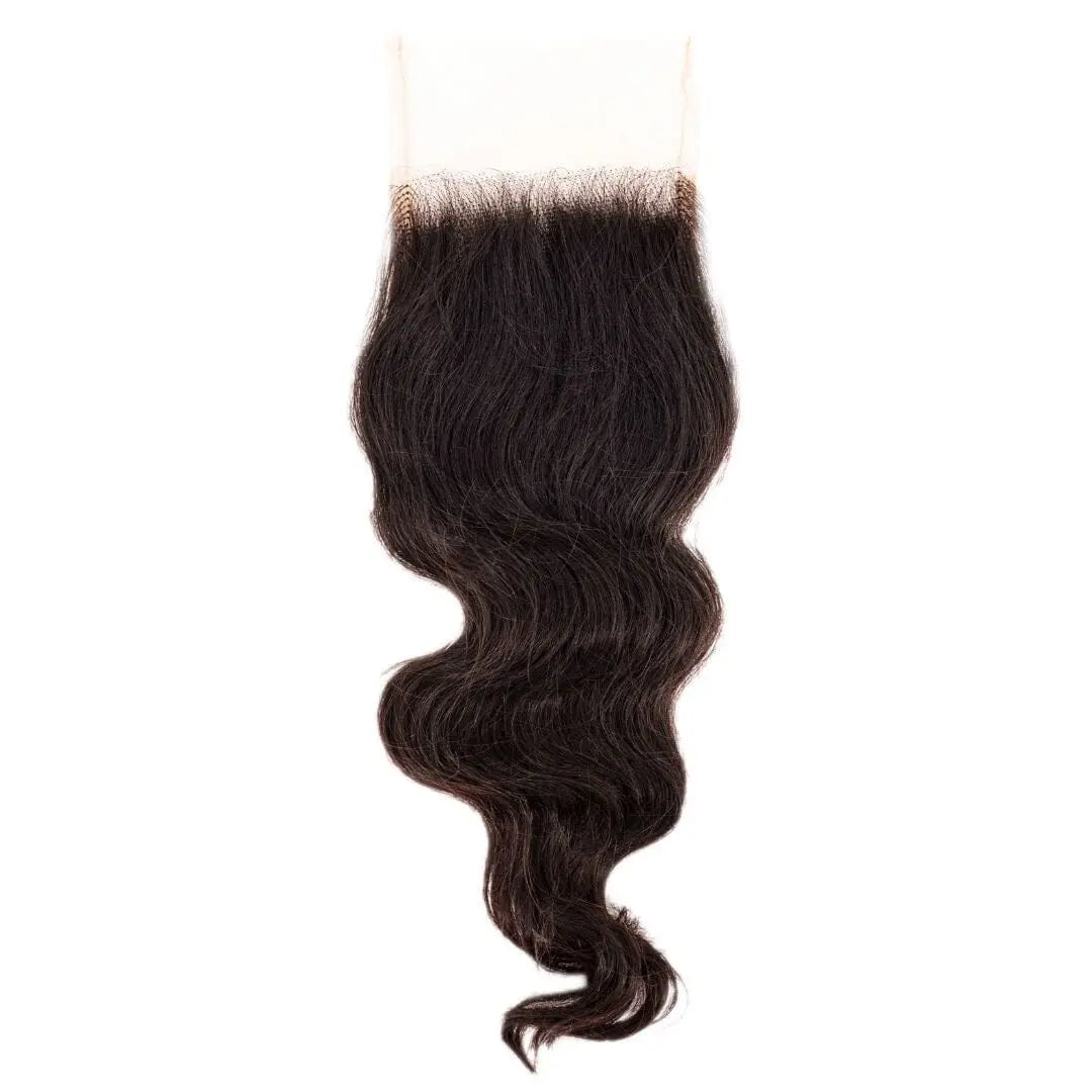 Raw Indian Wavy 4x4 Transparent Closure - HBL Hair Extensions