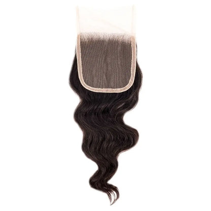 Raw Indian Wavy 4x4 Transparent Closure - HBL Hair Extensions