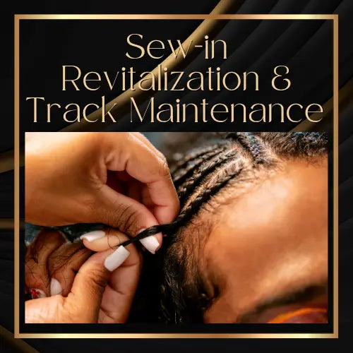 Sew-in Revitalization & Track Maintenance HBL Hair Extensions Hair Service, Sew in , Weaves